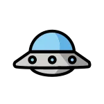 Flying Saucer SVG Icon